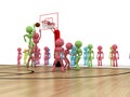 Game time. Privacy-attack in basketball. Ã¢ââ4 Royalty Free Stock Photo